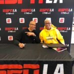 ESPN Promotion with My Tennis Student and Friend, Ex Laker and Friend Michael Thompson